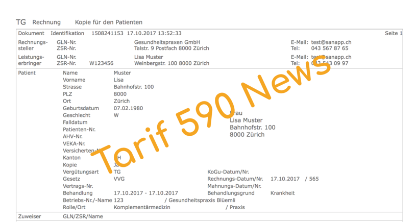 Tarif 590 News